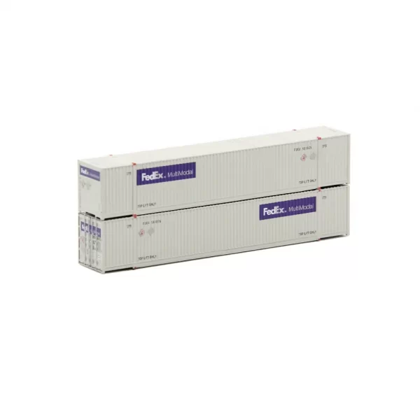 Jacksonville Terminal N 53' 8558 Corrugated Container FedEx "Gray Ex