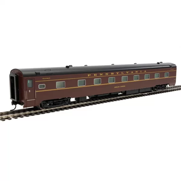 Walthers Proto HO 85' PS 12-4 Sleeper Plan 4130 Pennsylvania "Creek Series" Deluxe Edition w/ Lights & Figures