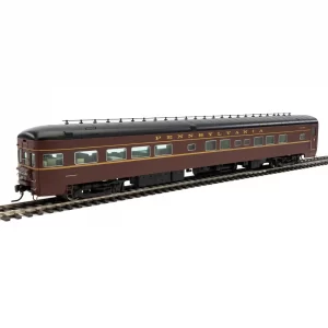 Walthers Proto HO 85' 5 Bedroom Buffet Lounge Observation Pennsylvania View Series "Large Tail Sign" w/ Lights