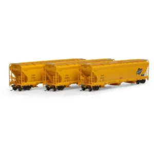 Athearn Genesis HO ACF 4600 Covered Hopper Chicago Northwestern 3 Pack