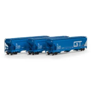 Athearn Genesis HO ACF 4600 Covered Hopper Grand Trunk 3 Pack