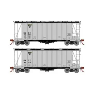 Athearn Genesis HO GATC 2600 Airslide Covered Hopper GACX 2 Pack