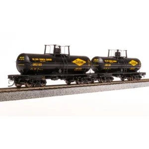 Broadway Limited HO 6,000 Gallon Tank Car Dow Chemical "Yellow Diamond" 2 Pack