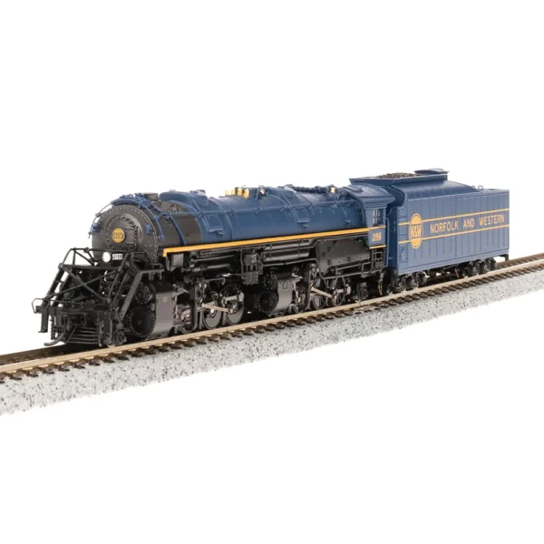 Broadway Limited Paragon 4 N 2-8-8-2 Y6b Steam Locomotive Norfolk Western "1960's Blue" w/ DCC & Sound