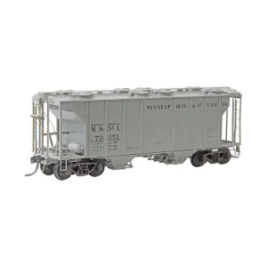 Kadee HO PS-2 2 Bay Covered Hopper Car Minneapolis & St. Louis