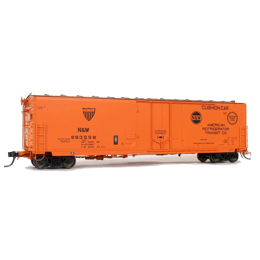 Moloco HO General American 50' RBL Sill 1 Boxcar, Offset Door American Refrigerator Transit "NW"