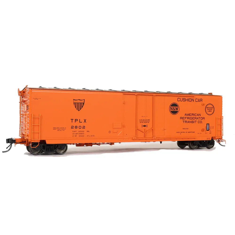 Moloco HO General American 50' RBL Sill 1 Boxcar, Offset Door American Refrigerator Transit "TPLX"