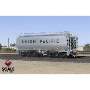 Scale Trains N Rivet Counter Maintenance of Way Water/Fuel Tender Union Pacific "Silver w/ Black Trucks"