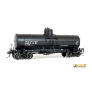 Tangent HO GA 10,000 Gal. Radial Course Tank Car, 1917-Design HMHX "Black Lease"