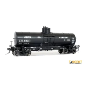 Tangent HO GA 10,000 Gal. Radial Course Tank Car, 1917-Design Union Oil of California "UCOX"