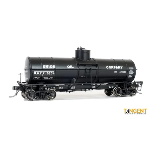 Tangent HO GA 10,000 Gal. Radial Course Tank Car, 1917-Design Union Oil of California "UCOX"