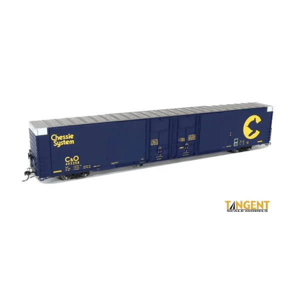 Tangent HO 86' Greenville High Cube Box Car Chessie System "C&O"