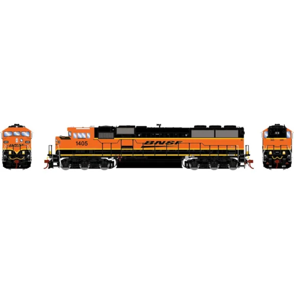 Athearn Genesis HO SD60M 3 Window BNSF "Wedge, Rebuilt 2010" w/ DCC & Sound