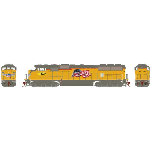 Athearn Genesis HO SD60M 3 Window Webb Assest Management "WAMX, ex UP" - Image 2