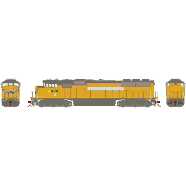 Athearn Genesis HO SD60M 3 Window Webb Assest Management "WAMX, ex UP" - Image 3