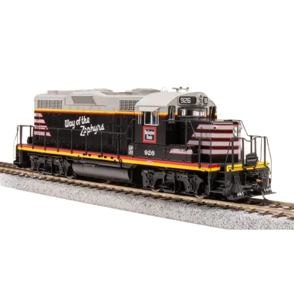 Broadway Limited Paragon 4 HO GP20 Chicago Burlington & Quincy "Blackbird, Fantasy Scheme" w/ DCC & Sound