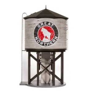 Broadway Limited HO Operating Water Tower Weathered Great Northern