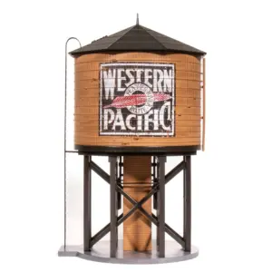 Broadway Limited HO Operating Water Tower Weathered Western Pacific
