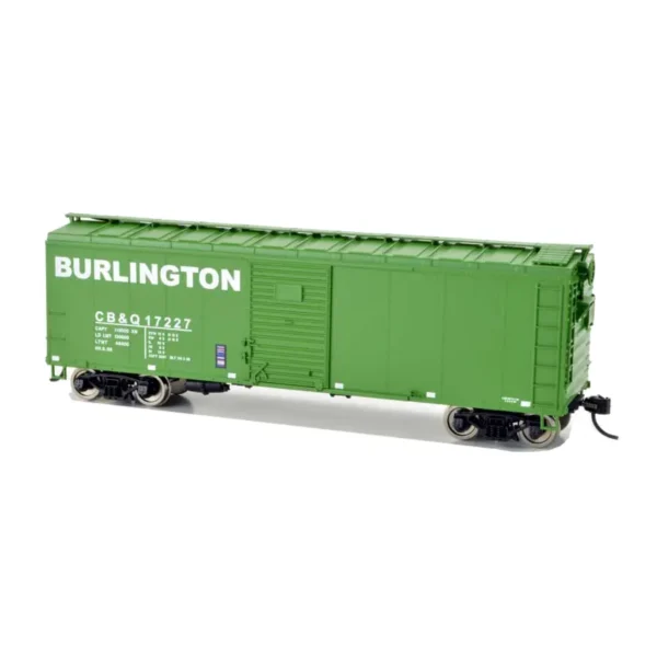 Bowser HO 40' Single Door Box Car Chicago Burlington & Quincy "Green"