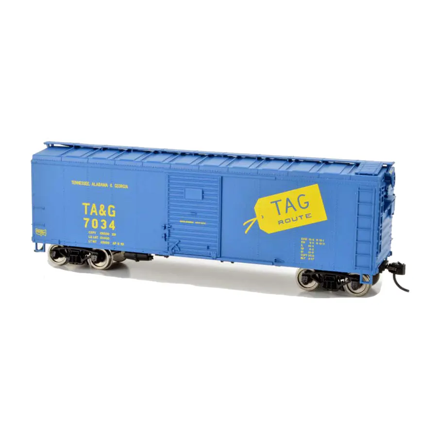 Bowser HO 40' Single Door Box Car Tennessee Alabama & Georgia