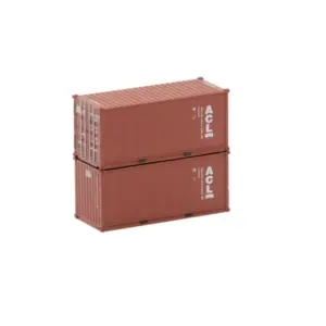 Jacksonville Terminal N 20' Standard Height Corrugated Container ACL "Atlantic Container Line"