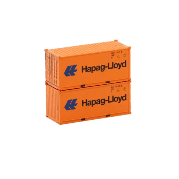 Jacksonville Terminal N 20' Standard Height Corrugated Container Hapag Llyod