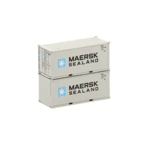 Jacksonville Terminal N 20' Standard Height Corrugated Container Maersk Sealand