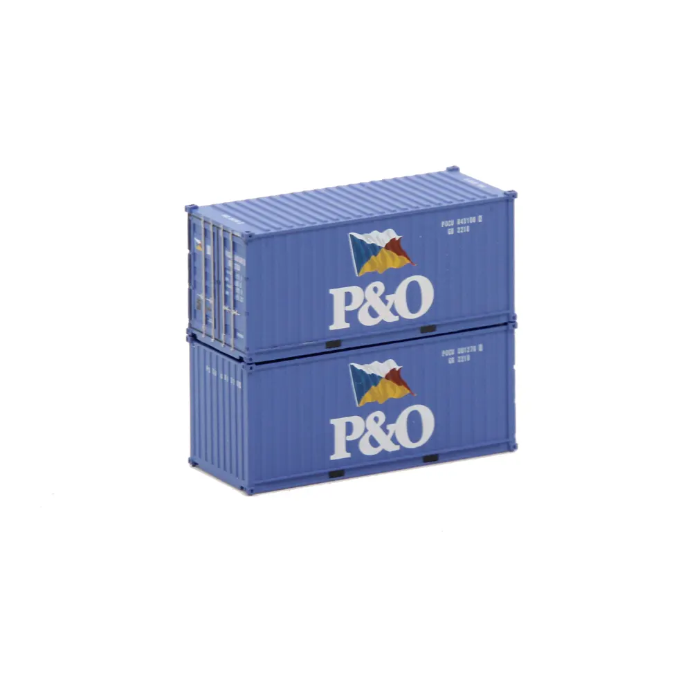 Jacksonville Terminal N 20' Standard Height Corrugated Container P&O