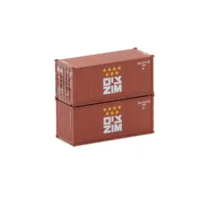 Jacksonville Terminal N 20' Standard Height Corrugated Container Zim
