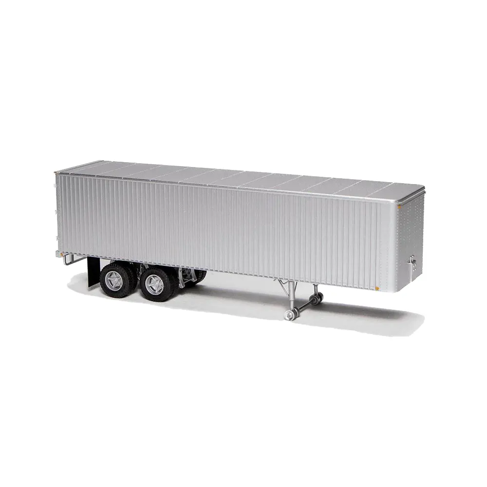 Rapdio HO 35' Fruehauf Integral-Post Trailer Silver "Unlettered"