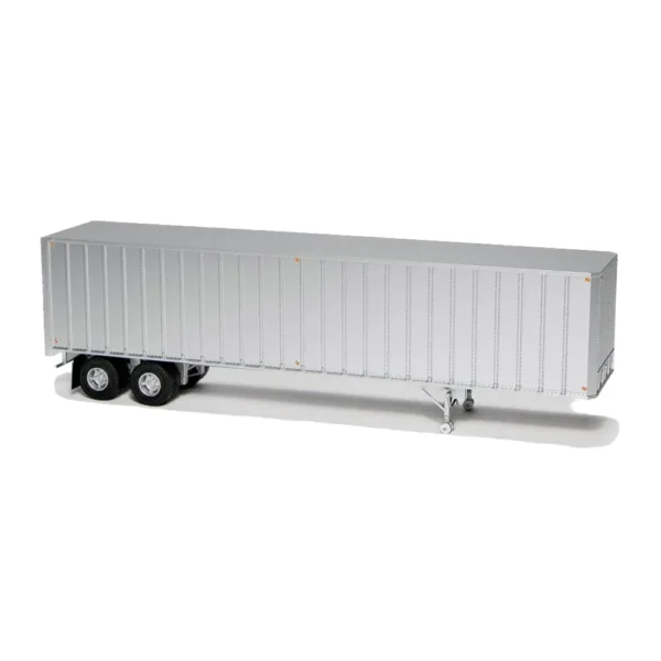 Rapdio HO 40' Fruehauf Exterior-Post Trailer Silver "Unlettered"