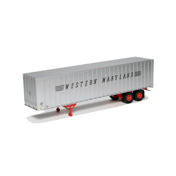 Rapido HO 40' Fruehauf Exterior-Post Trailer Western Maryland - Image 2