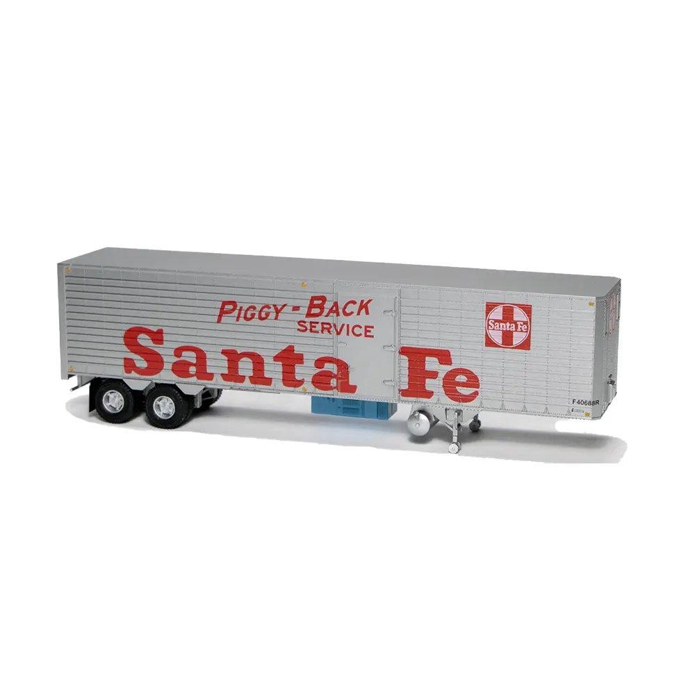Rapido HO 40' Fruehauf Fluted Trailer Santa Fe