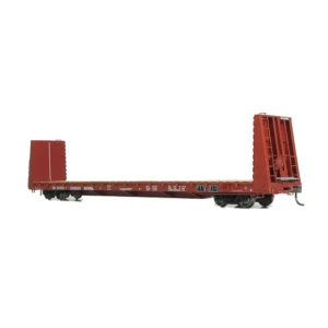Rapido HO 66' National Steel Car Bulkhead Flat Car Canadian National