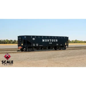 Scale Trains HO Kit Classic 70 Ton 4 Bay Hopper Montour