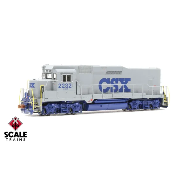 Scale Trains HO Rivet Counter GP30 Road Slug CSX "Stealth Scheme" w/ DCC & Sound - Image 3