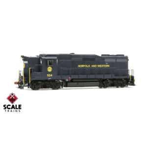 Scale Trains HO Rivet Counter GP30 Norfolk & Western "Pevler Blue" w/ DCC & Sound
