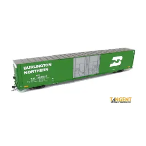 Tangent HO 86' Greenville High Cube Box Car Burlington Northern