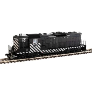 Walthers Mainline HO GP9 Phase II Santa Fe "Zebra Stripe" w/ DCC & Sound