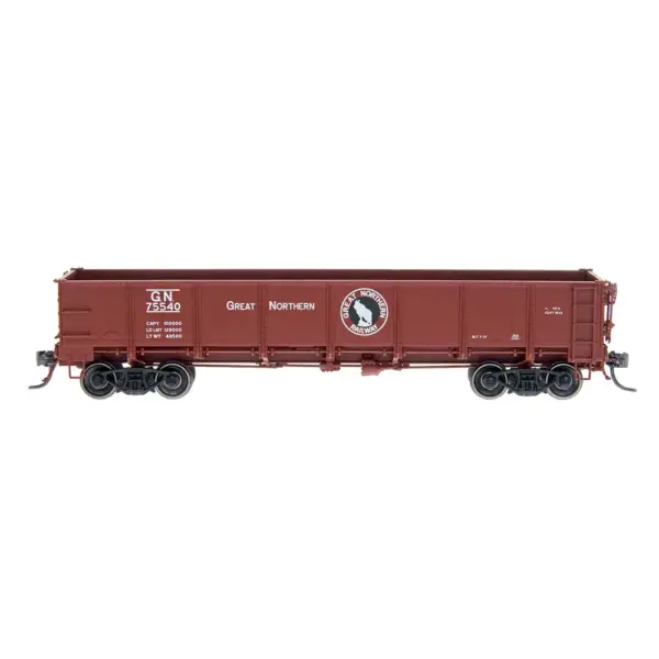 Intermountain HO 40' Drop Bottom Gondola Steel Sides Great Northern