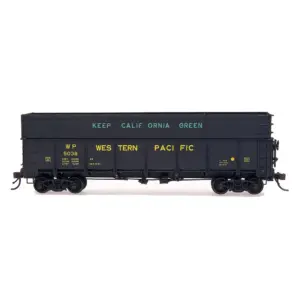 Intermountain HO 40' Drop Bottom Gondola Steel Sides with Extensions Western Pacific