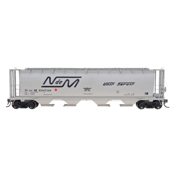 Intermountain HO NSC 4550 Cylindrical Hopper Trough Hatch Ferrocarriles Nacionales de Mexico