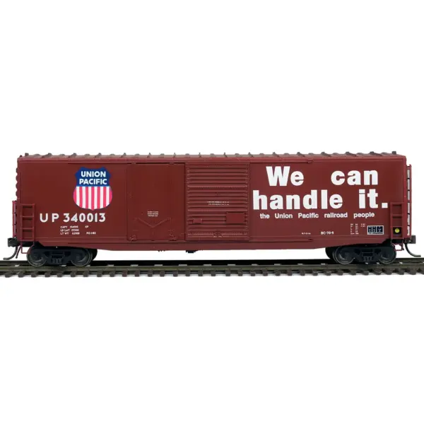 Intermountain HO 50' PS-1 Double Door Box Car Union Pacific "We Can Handle it