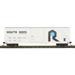 Intermountain HO 50' PS 5277 Box Car Rock Island "White, Route Rock"