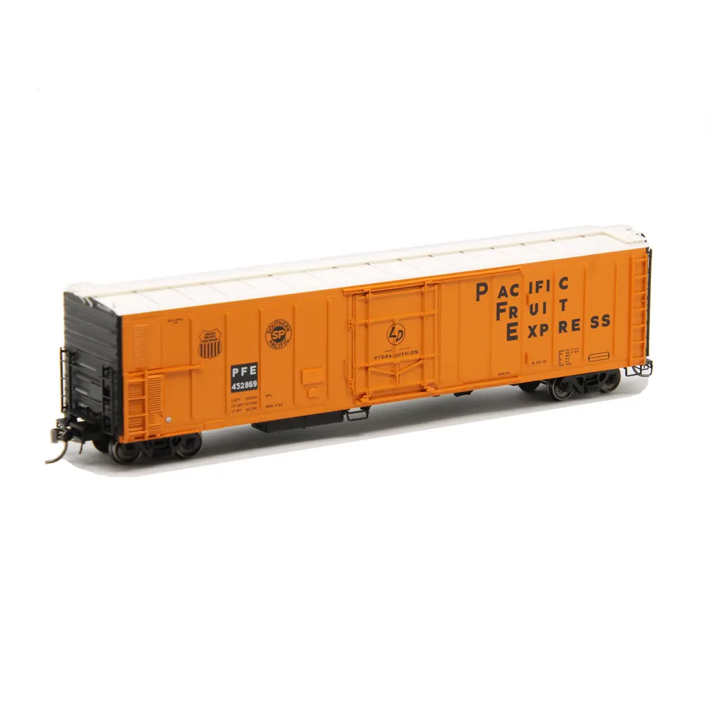 Intermountain HO 57' Mechanical Reefer R-70-15 Pacific Fruit Express (Black Box w/ UP & SP Logos)