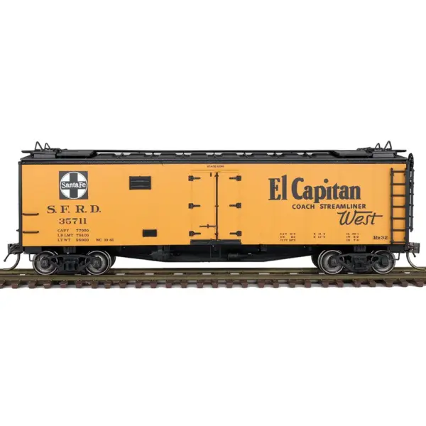 Intermountain HO Santa Fe Reefer RR32 Santa Fe "El Capitan"