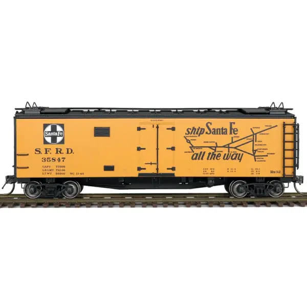 Intermountain HO Santa Fe Reefer RR32 Santa Fe "Super Chief" - Image 2