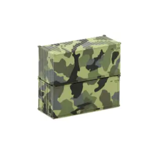 Jacksonville Terminal N 20' Standard Height Corrugated Container APMU "Camo A Scheme"