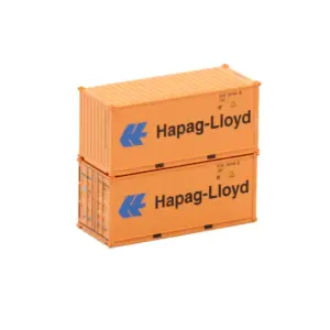 Jacksonville Terminal N 20' Standard Height Corrugated Container Hapag Lloyd "Faded"