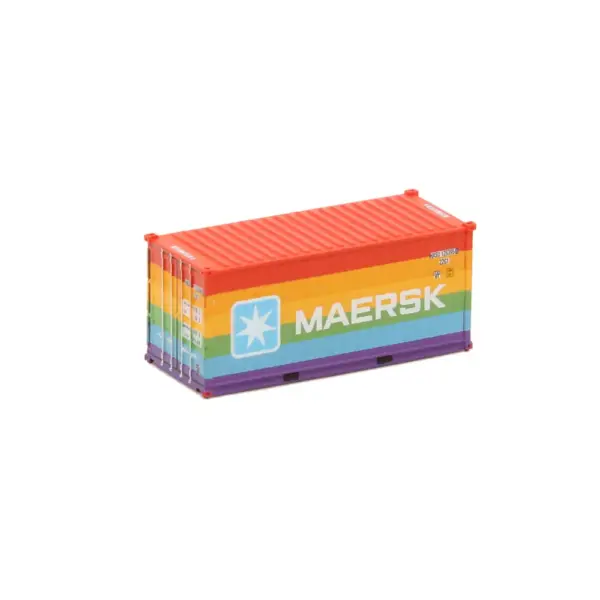 Jacksonville Terminal N 20' Standard Height Corrugated Container Maersk "Rainbow"